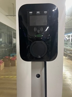 Estaciones de Carga Rápida para Vehículos Eléctricos de Nivel 2, Montadas en Pared, Tipo 2 GBT, Corriente Ajustable de 6A-16A-32A, Cargador de Pared para Vehículos Eléctricos de 7KW 11KW 22KW