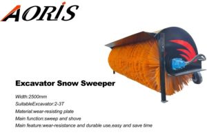 Multifunctionele verstelbare hoek SY26U minigraafmachine sneeuwruimer voor sneeuwruiming op snelwegen - Product Image 3