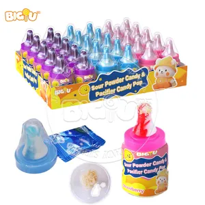 Factory Direct Sales Halal Sour Powder With Pacifier Hard Candy Popping Candy Children's Candy Toy