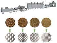 Nouvelle ligne de production d'extrudeuses automatiques de granulés d'aliments aquatiques pour poissons, machine de fabrication d'aliments flottants et coulants pour crevettes et carpes