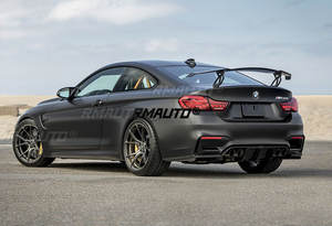 Alerón Trasero Universal de Fibra de Carbono Real Estilo V RMAUTO, Kit de Carrocería para BMW E90 E93 F10 F30 G30 - Product Image 6