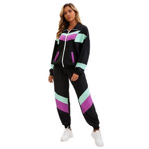 Conjunto de Chaqueta y Pantalones Deportivos Retro Disco Hip Hop de los 80, Unisex, Ropa de Baile para Adultos, Ropa para Actuaciones en Escenario, Fibra de Poliéster 70% - Product Image 3