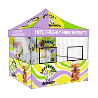 Tente pliante promotionnelle 3x3 personnalisée pour événements, auvent publicitaire, chapiteau de mariage, gazebo, tente de stand d'exposition