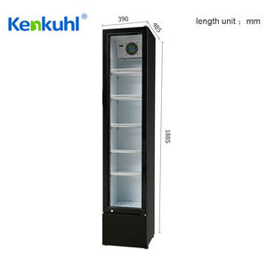 Kenkuhl İnce dik cam kapi süpermarket marketten Pepsi içecek içecek dikey görünür ekran şişe soğutucu - Product Image 5