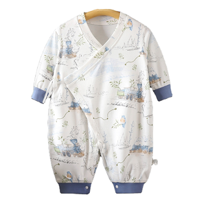 <span class=keywords><strong>เฮง</strong></span>ซ่ง ชุดรอมเปอร์เด็กอ่อน ยูนิเซ็กซ์ ผ้าฝ้ายแท้ 100% แขนยาว ลายการ์ตูนน่ารัก ติดกระดุมแป๊ก สำหรับฤดูใบไม้ผลิ ปี 2024 - Product Image 1