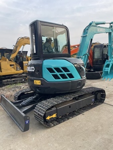 Excavadora Hidráulica Usada Kobelco SK50SR, Miniexcavadora de 5 Toneladas, Origen Japón, Cola Corta, Pintura Original, Pocas Horas de Trabajo - Product Image 3