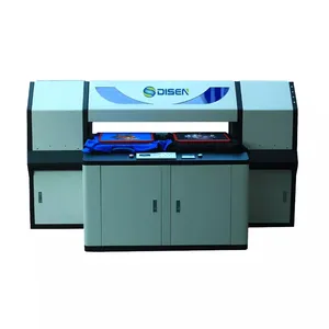 ماكينة طباعة رقمية للتيشيرتات، طابعة dtg صناعية ذاتية التشغيل للطباعة على القمصان والملابس والأنسجة بمحطة مزدوجة