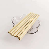 Pailles biodégradables écologiques en bambou organique, pailles à boire en bambou naturel, pailles en fibre de bambou, vente en gros, logo personnalisé