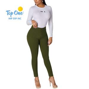Top One Top OneSoft Beauty <b>Women's</b> Mid-Waist Denim Trousers Comfortable Trendy Casual Street Style Skinny <b>Jeans</b> - Product Image 6