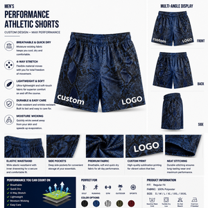 <b>Men</b>’s Custom Basketball <b>Shorts</b> Quick Dry Breathable Mesh <b>Elastic</b> <b>Waist</b> Quick Dry Athletic Training Sportswear - Product Image 3