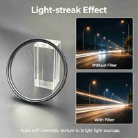 Filtre circulaire transparent anti-reflet UV OEM d'usine 55mm-82mm pour objectif d'appareil photo reflex numérique, cadre en aluminium, étanche