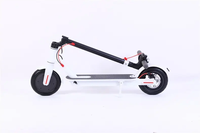 Scooter électrique à trois roues avec batterie au lithium, moteur sans balais 350W, cadre en alliage d'aluminium, design pliable, 25 km/h