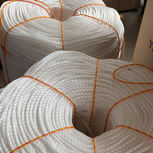 Venta al por mayor de fábrica de diámetro personalizado de nailon poliéster polipropileno PP PE Danline 3 hebras cuerda de embalaje de plástico torcido - Product Image 6