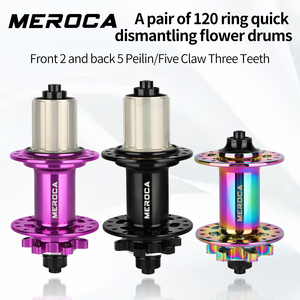 Cubos de Bicicleta para Freio a Disco Dianteiro/Traseiro em Liga de Alumínio 32 Furos MTB com Blocagem Rápida e Rolamentos Selados 100/135mm – Acessórios para Bicicleta de Montanha - Product Image 3