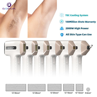 Appareil professionnel d'épilation laser à 1 poignée 755 808 940 1064nm, prix compétitif, machine d'épilation laser à diode Ice Titanium Platinum