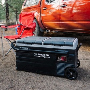 Nevera/Congelador Portátil con Compresor Alp Ico Ol 90L TWW95 con Batería y Panel Solar Opcional para Aventuras al Aire Libre - Product Image 4