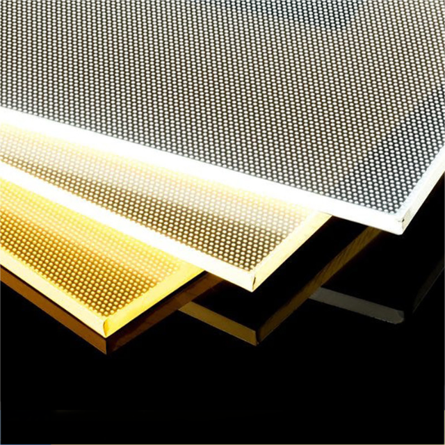 Custom Indoor Lighting Modern Various Sizes Optical Clear PMMA 4mm 5mm 6mm LED Light Guide Plate Dotted Acrylic Panel Light