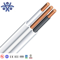 Para Alambre de construcción CSA 300V NMD90 14/2 NMWU14/2AWG 12/2AWG 10/3AWG aislado de PVC plano