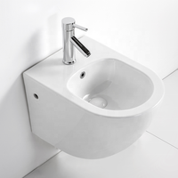 3478 Nouveau bidet mural en céramique de luxe moderne et écologique pour hôtel, usage féminin, ensemble de toilettes avec jet vertical 1
