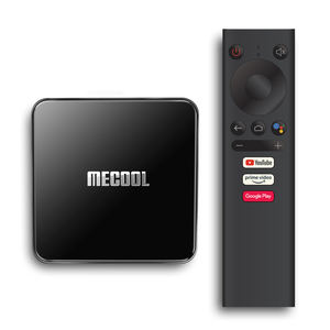 Reproductor Multimedia 4K Certificado <span class=keywords><strong>Mecool</strong></span> <span class=keywords><strong>KM3</strong></span> TV Box ATV Amlogic Quad Core ARM G31 MP2 de Fábrica al por Mayor - Product Image 1