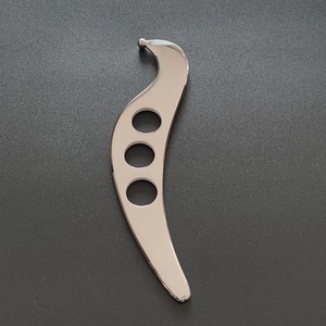 HZ nuovo <span class=keywords><strong>Design</strong></span> caldo 3D in acciaio inox Guasha grande forma di uccello viso corpo in metallo Gua Sha - Product Image 3