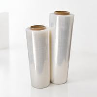 Film étirable LLDPE de Chine pour l'emballage en gros des palettes, film d'emballage plastique de 20 microns