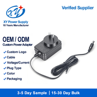Adaptateur d'alimentation LED avec prise AU, 24V 1A, alimentation AC/DC à découpage, OEM ODM, tension personnalisée, certifié SAA RCM SELV
