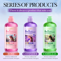 Lessive pour sous-vêtements antibactérienne à la lavande SADOER, marque privée OEM, 300 ml, nettoyage en profondeur, parfum longue durée
