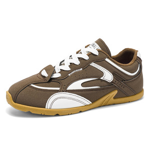 Chaussures de sport décontractées rétro plates en cuir véritable de haute qualité pour femmes, chaussures de sport décontractées, chaussures de skate pour femmes - Product Image 6