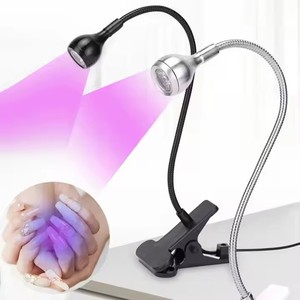 <strong>UV</strong> Glue <strong>Curing</strong> <strong>Lamp</strong> with Clip Simple and Convenient Mini Nail <strong>Lamp</strong> <strong>Uv</strong> Led <strong>Portable</strong> Usb - Product Image 1