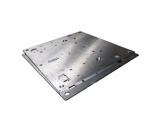 CNC Plate Machining Service | Custom Aluminum Fixture Base Plates | OEM Automation Semiconductor to Drawing
