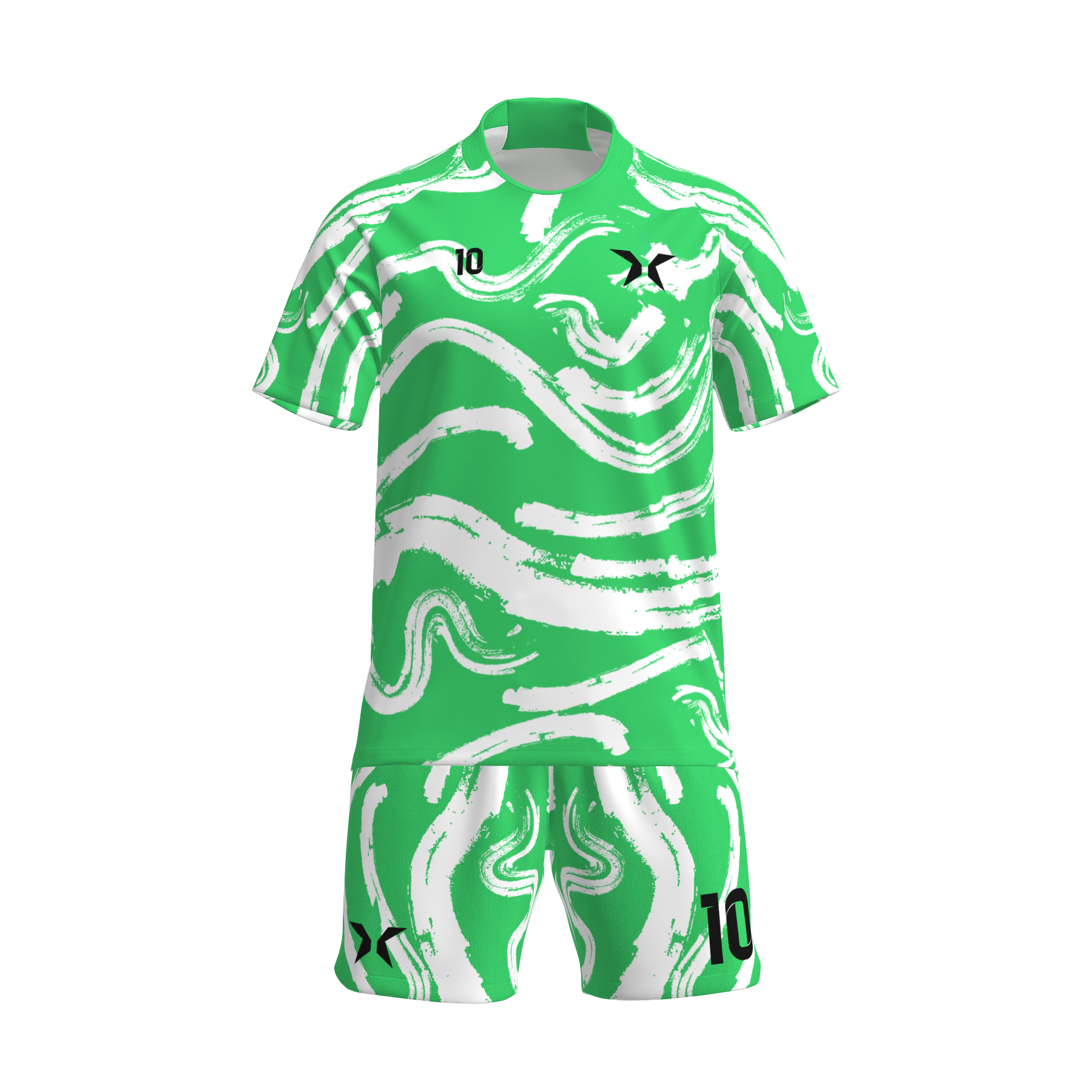 Green White
