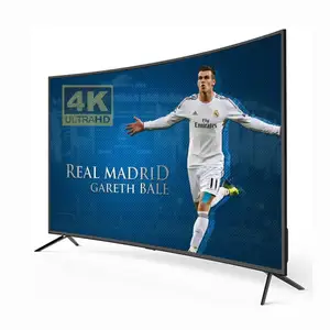 Full HD Televisions With WIFI Led TVs From China Led Television curved 4K Smart TV 55 inch with HD FHD UHD Normal LED TV