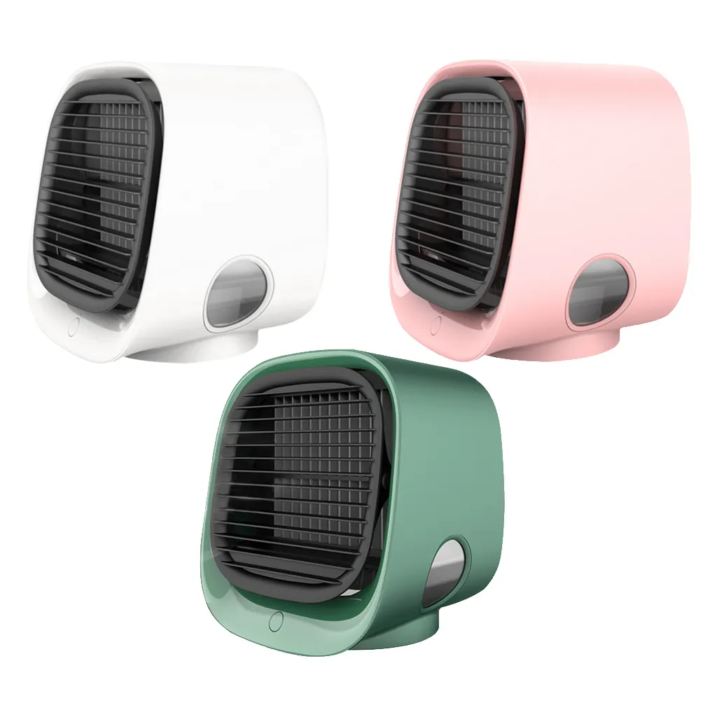 USB charging Air Cooler Amazon hot sale Personal mini room water cooler fan LED display home use air conditioner