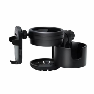 Xe đẩy em bé <span class=keywords><strong>360</strong></span> độ xoay 3 trong 1 cup chủ với người giữ điện thoại ABS chất liệu thích hợp cho xe đạp xe máy xe lăn - Product Image 4