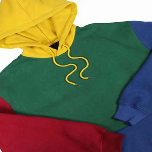 Meilleur sweat à capuche pour homme, manches raglan, en polaire, coupe oversize, décontracté, pour l'automne, violet, orange, bleu, vert, avec poches - Product Image 6