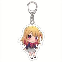 Caliente más popular personalizable lindo Oshi no Ko anime personaje acrílico llavero colgante