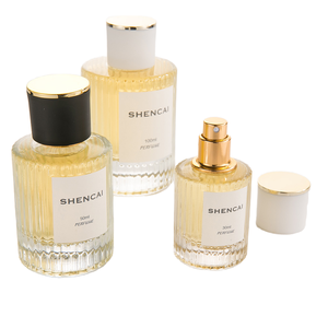 ขวดน้ำหอมแก้วแบบเติมได้ขนาด 30 มล. 50 มล. 100 มล. หรูหราสั่งทำพิเศษพร้อมฝาปิดแบบสกรีน - Product Image 2