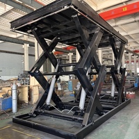 Plateforme élévatrice à ciseaux verticale fixe robuste CE ISO électrique hydraulique 3 tonnes 5 tonnes 10 tonnes 20 tonnes, table élévatrice à ciseaux stationnaire