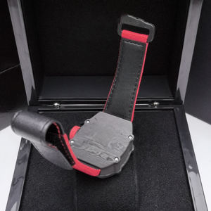 Reloj Mecánico de Fibra de Carbono para Hombre, Correa de Goma de Alta Calidad, Diseño Moderno y Colorido, Estilo Tonneau, Personalizado y de Lujo - Product Image 6