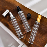 Haute qualité 5ml 10ml 15ml 30ml 50ml 100ml vide voyage rond brouillard vaporisateur bouteilles en verre de parfum rechargeables avec boîte
