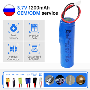 18650 חם מכירה <span class=keywords><strong>3.7v</strong></span> 1200mah נטענת ליתיום נטענת עבור הוביל חירום אור/מנורה - Product Image 4