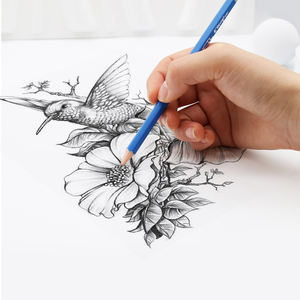 YALONG, venta al por mayor, suministros de papelería de alta calidad, 12 unids/set, lápices estándar <span class=keywords><strong>2B</strong></span> no tóxicos avanzados para niños - Product Image 6