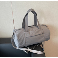 Logo personnalisé forme de seau femme Fitness sac fourre-tout court voyage bagages polochon stockage sac à main dame voyage sport pratique Yoga sac