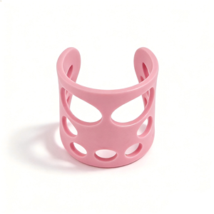 Regla Multifuncional Plegable de Silicona Suave con Diseño Geométrico de 360 Grados, Regla Hueca para Dibujo Matemático y Círculos - Product Image 2