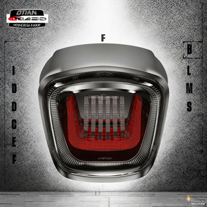 Feu arrière de moto E24 homologué E-mark LOYO LY-<span class=keywords><strong>VSP</strong></span>-TL001 72W, <span class=keywords><strong>pièces</strong></span> pour vélo électrique et scooter, 1 lentille, garantie 12 mois - Product Image 3