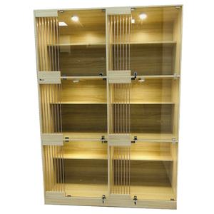 2025 porte en verre trempé intérieur robuste empilable pour animaux de compagnie et animaux chat élevage <span class=keywords><strong>Cages</strong></span> banque pour animaux de compagnie chat hôtel Kennell Villa - Product Image 4