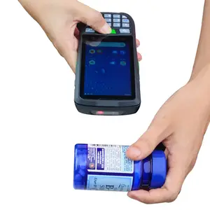 4 인치 안드로이드 9.0 IP66 견고한 핸드 헬드 PDA 4200mAh 모바일 컴퓨터 OTG NFC PDA 바코드 스캐너