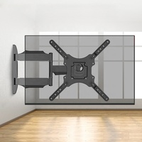 Support mural articulé pour téléviseur LCD Zeno 26"-55" avec support pivotant pour plafond 400*400mm X4