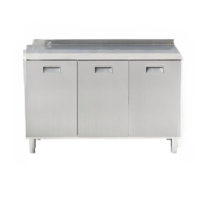 Armadio da Esterno in Acciaio Inox 304, Pieghevole, Design Minimalista Moderno, Semplice, con Fornello Integrato, Armadietto Contenitore per Ambienti Rurali - Product Image 6